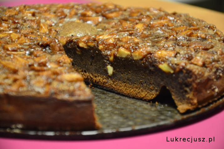 Brownie z jabłkami