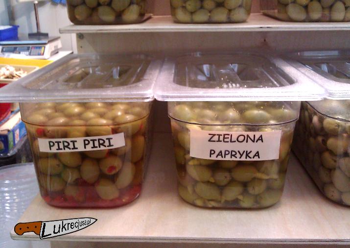 oliwki piri-piri, zielona papryka