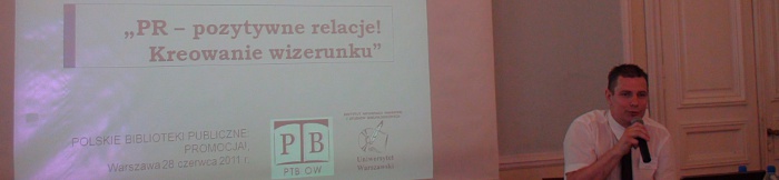Konferencja "Polskie Biblioteki Publiczne: Promocja!" Bohdan Pawłowicz