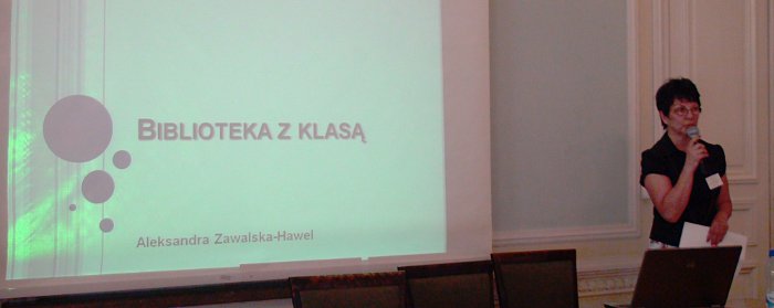 Konferencja IINISB UW „Polskie Biblioteki Publiczne: Promocja! Aleksandra Zawalska - Hawel 