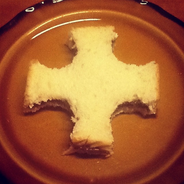 tost przenny z nutellą