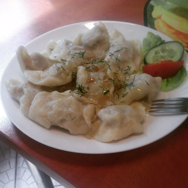 #jadłodajnia #kolorowa #pierogi z mięsem niewarte zapamiętania #instafood #foodporn #tanio